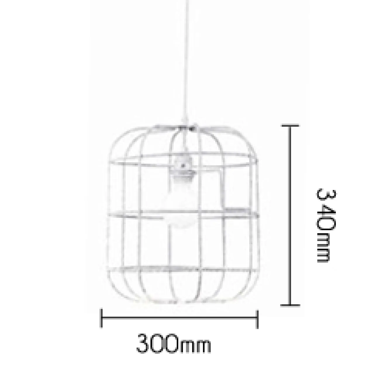 Подвесной светильник Loft Cage Barrel от LaLume