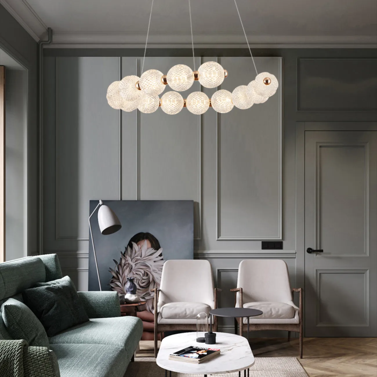 Подвесная люстра ICELIN CH XL от ImperiumLoft