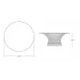 Стол Platner Coffee designed by Warren Platner in 1966 от LaLume