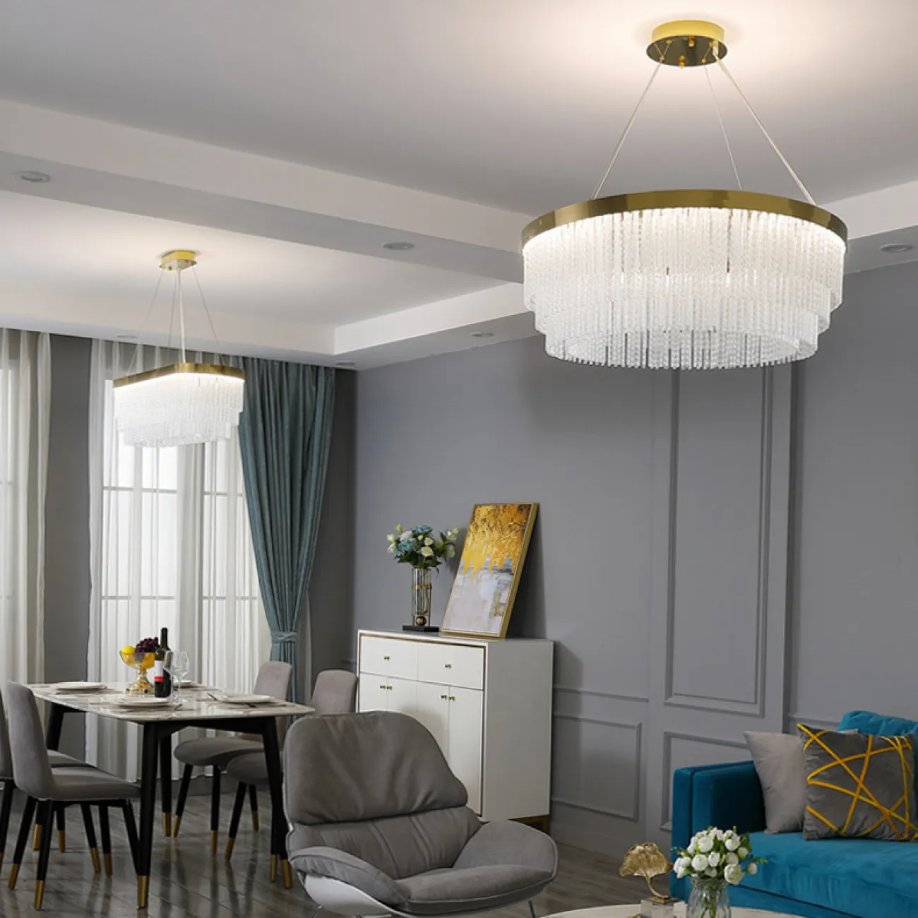Подвесная люстра ROBERTA D80 от ImperiumLoft