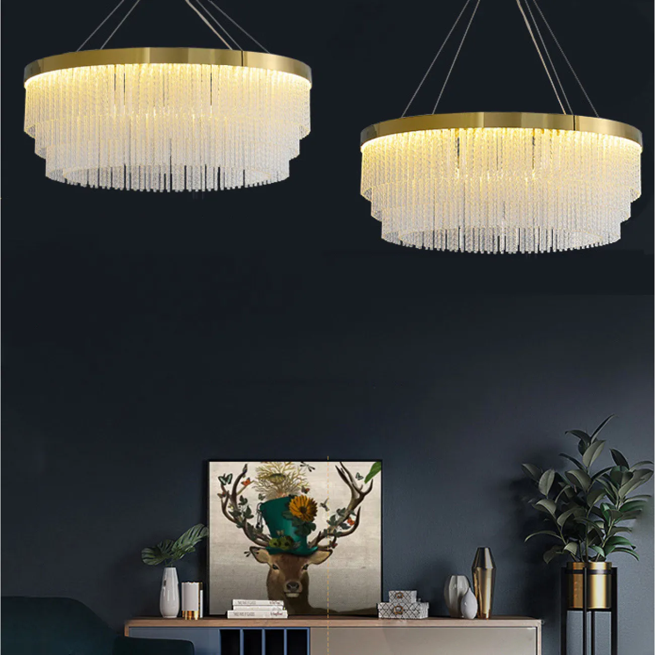 Подвесная люстра ROBERTA D100 от ImperiumLoft