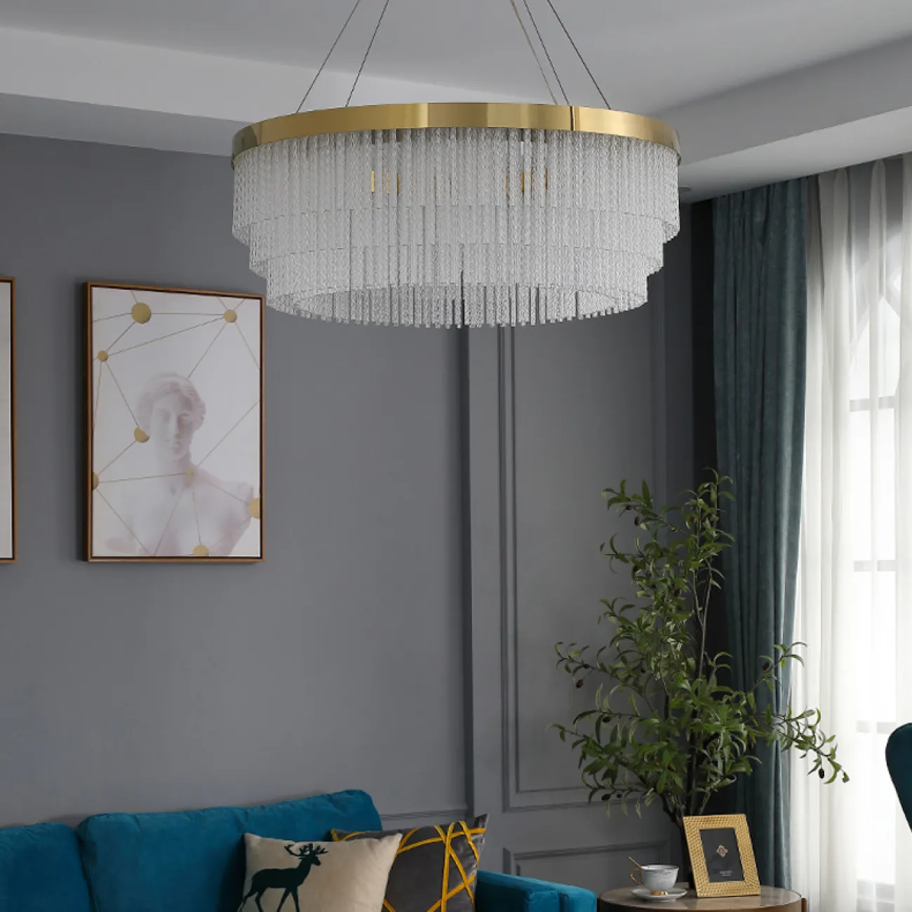 Подвесная люстра ROBERTA D80 от ImperiumLoft