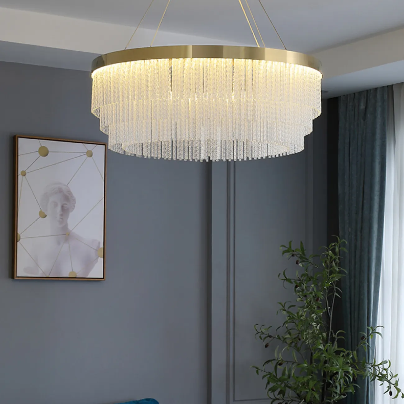 Подвесная люстра ROBERTA D80 от ImperiumLoft