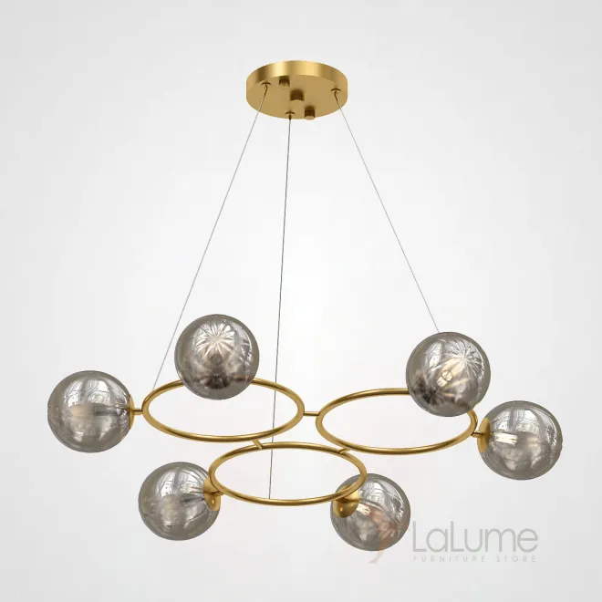 Подвесная люстра SILVANA RING L6 от ImperiumLoft