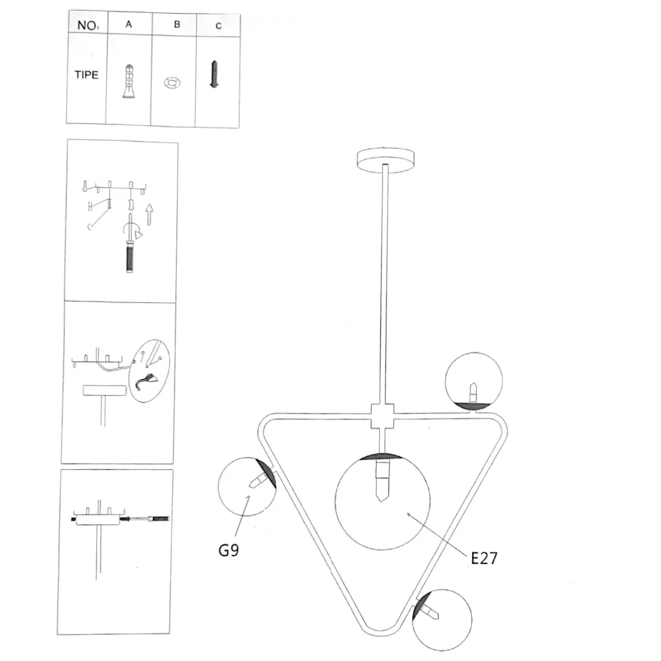 Подвесной светильник COSMOGONY A от ImperiumLoft