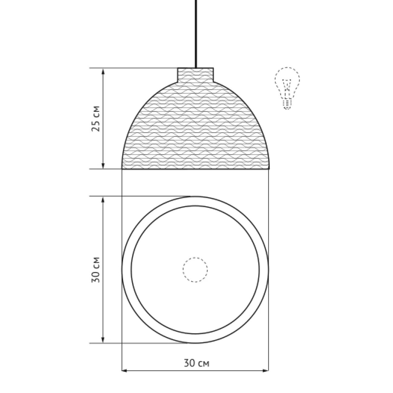 Подвесной светильник Cup от LaLume