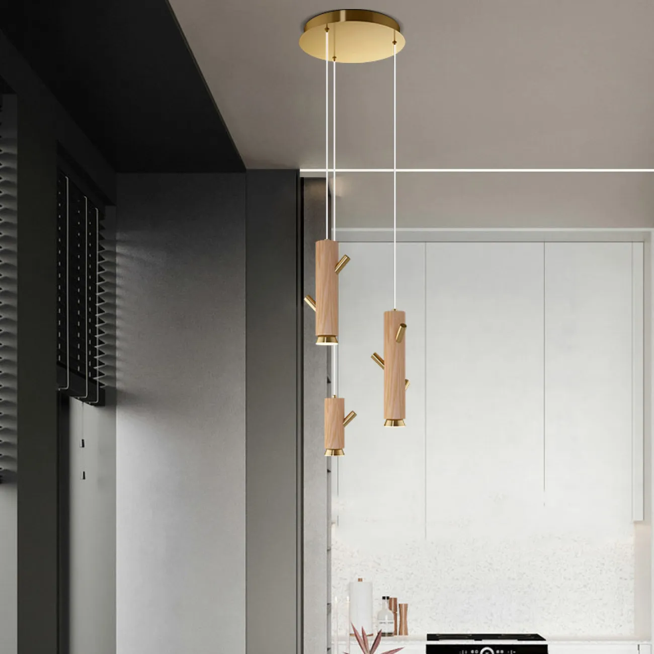 Подвесной светильник ASKUM MORE Планка от ImperiumLoft