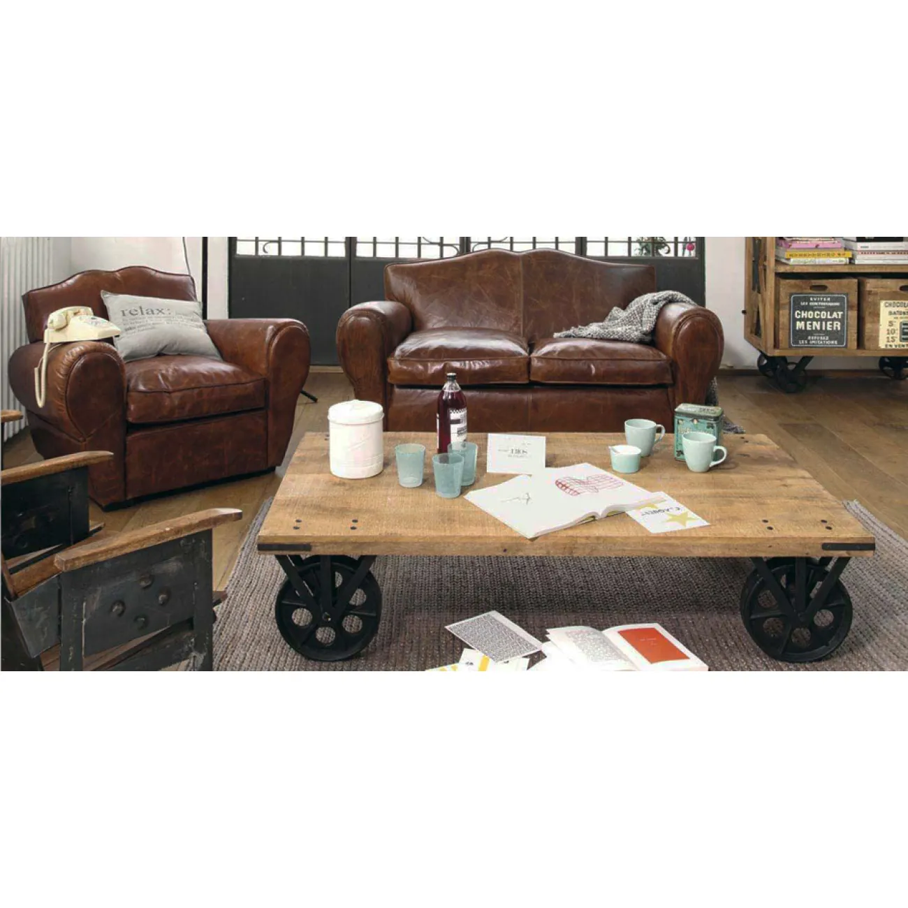 Кофейный стол на колесах Rollcouch Coffee Table от LaLume