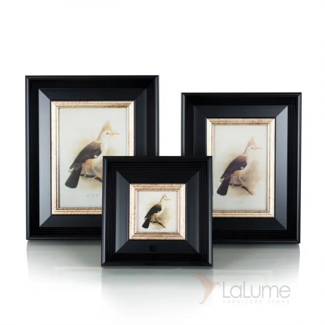 Рама для фото Black With Gold от LaLume Рама для фото Black With Gold от LaLume