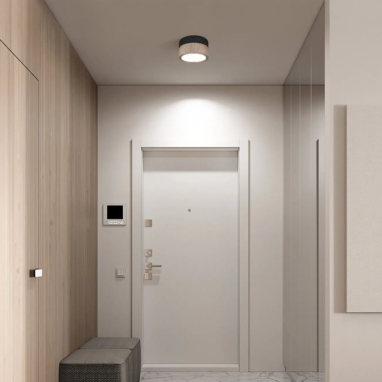 Точечный светильник FOG WOOD D14,5 White 4000К 20W от ImperiumLoft