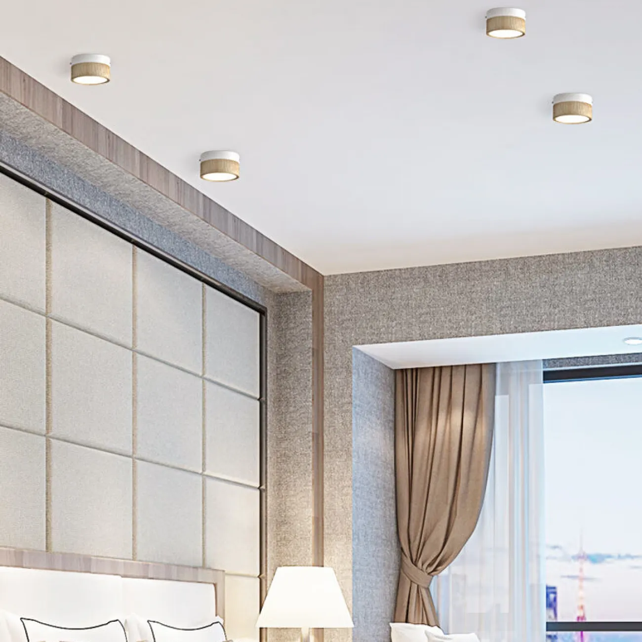 Точечный светильник FOG WOOD D14,5 White 4000К 20W от ImperiumLoft