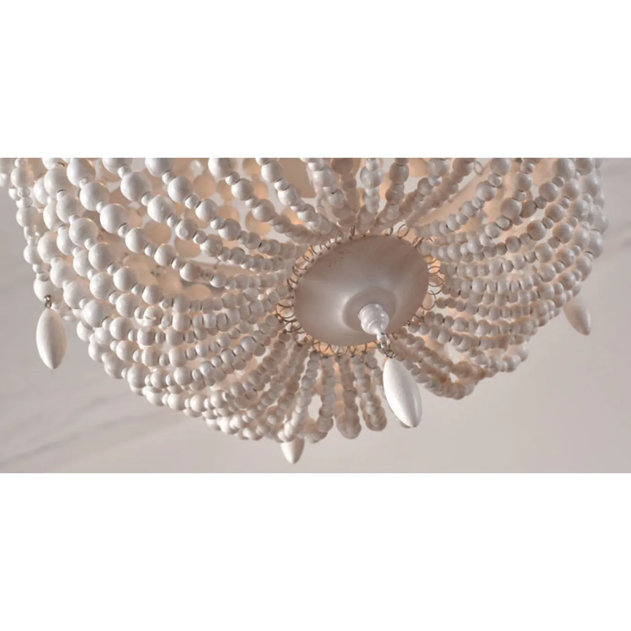 Люстра RH Anselme White Wood Large Chandelier от ImperiumLoft