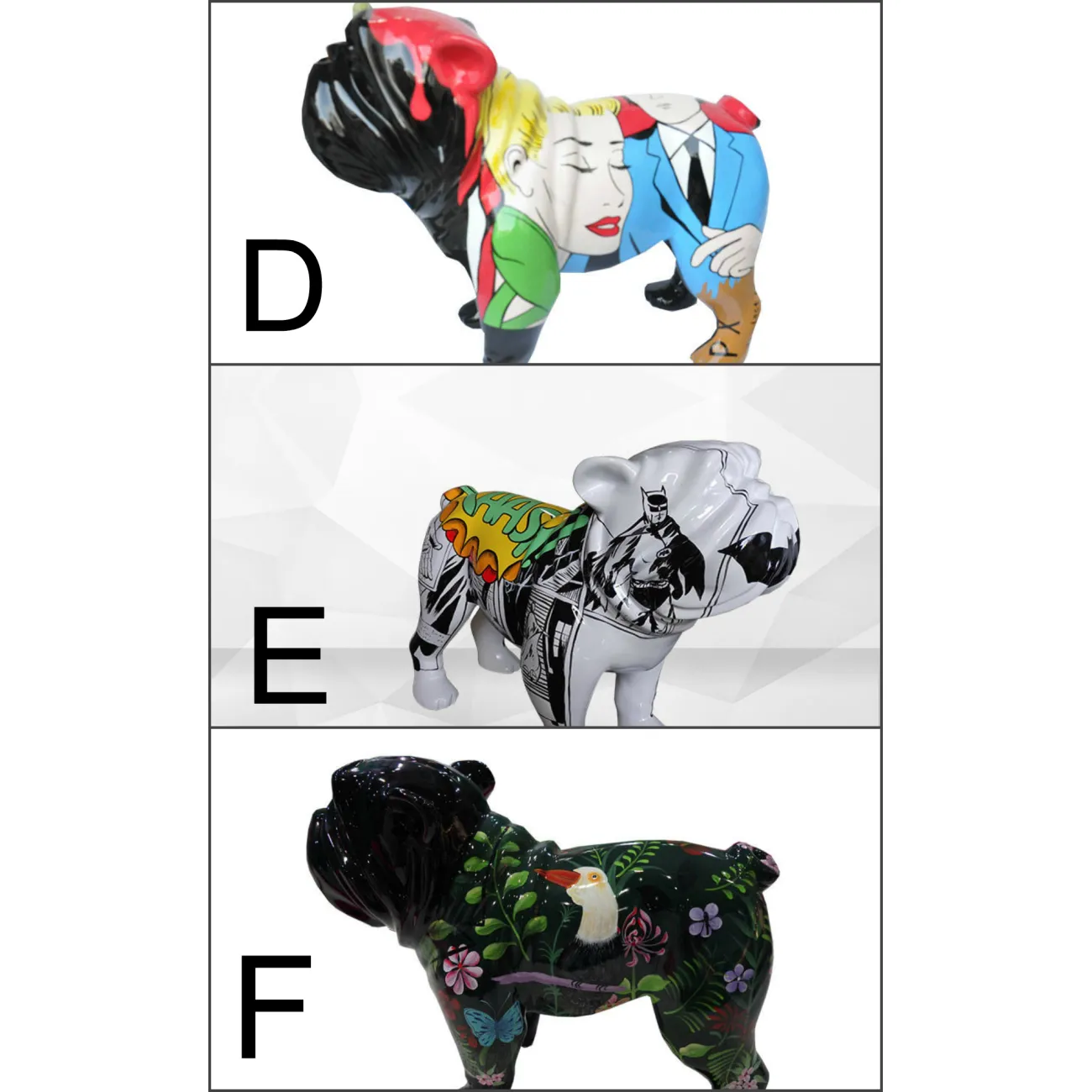 Дизайнерская скульптура собаки LaLume-SKT00193 