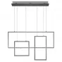 Люстра Rectangle Geometry Chandelier Nickel 3