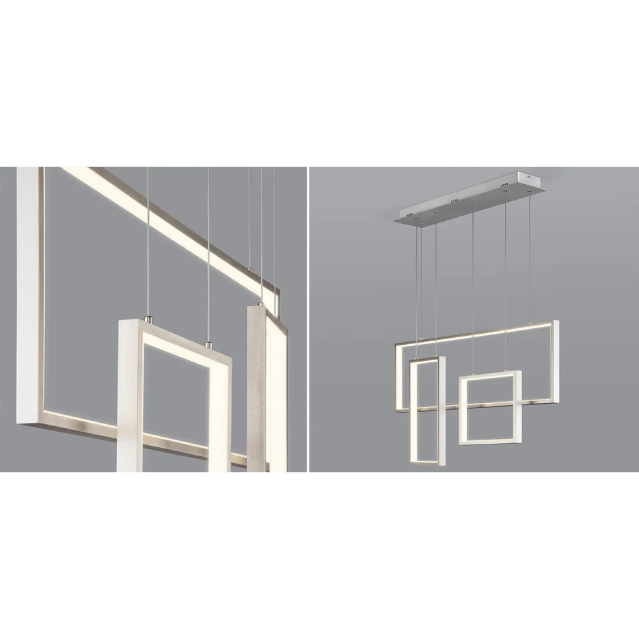 Люстра Rectangle Geometry Chandelier Nickel 3 Люстра Rectangle Geometry Chandelier Nickel 3