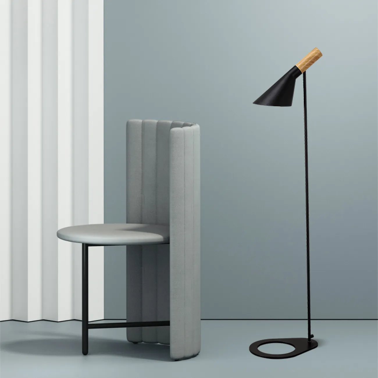 Торшер AJ Floor by Arne Jacobsen for Louis Poulsen от ImperiumLoft