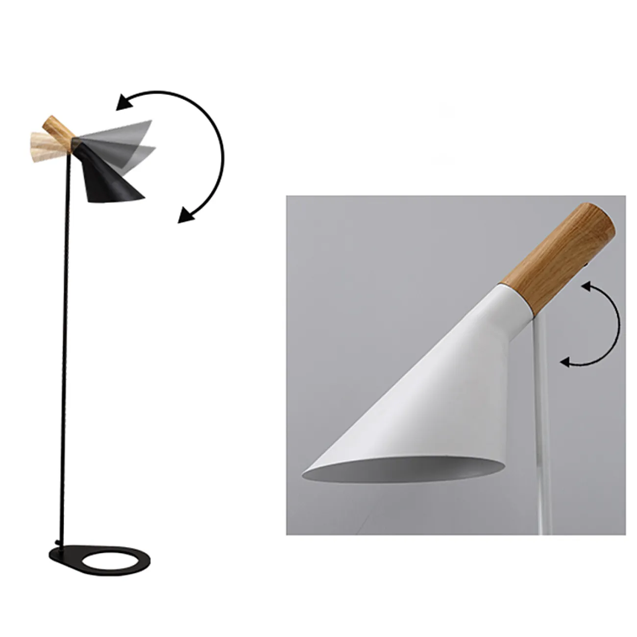 Торшер AJ Floor by Arne Jacobsen for Louis Poulsen от ImperiumLoft