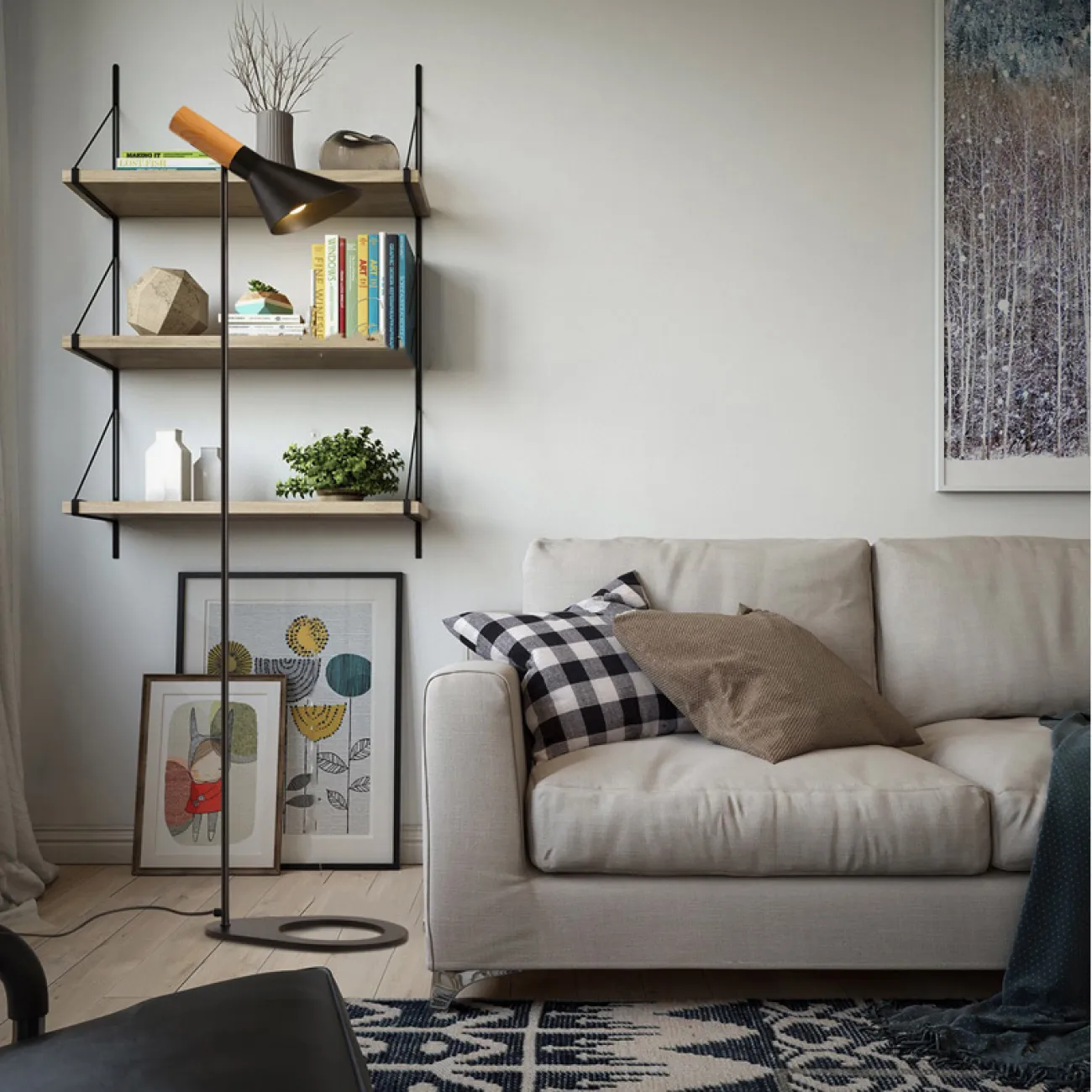 Торшер AJ Floor by Arne Jacobsen for Louis Poulsen от ImperiumLoft