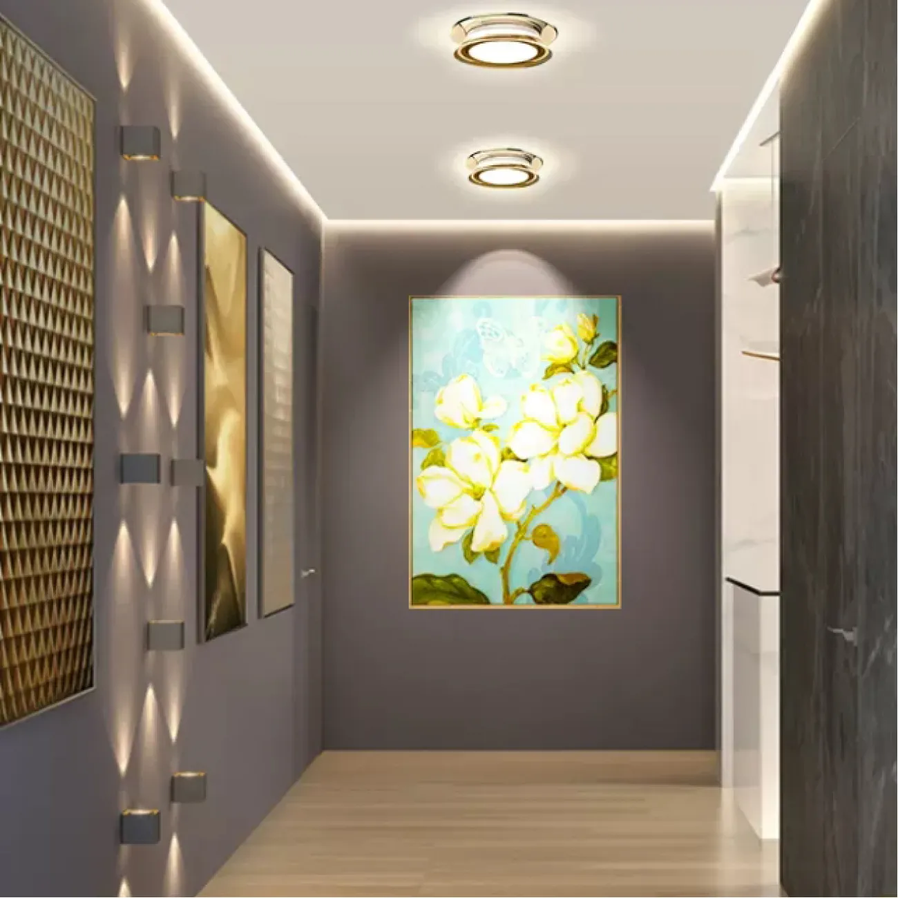 Накладной точечный светильник JOA Chrome 7W от ImperiumLoft