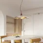 Готовая комбинация подвесных светильников с купольными абажурами из керамики и дерева с природными мотивами ARMIN COMBO D35