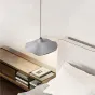 Готовая комбинация подвесных светильников с купольными абажурами из керамики и дерева с природными мотивами ARMIN COMBO D35