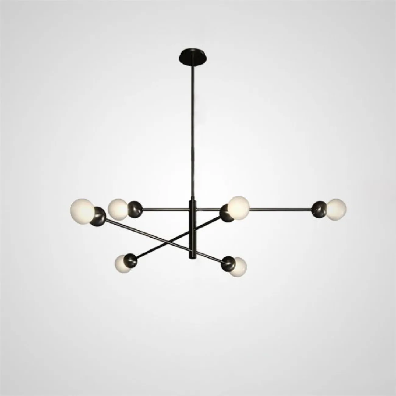 Люстра на штанге SALME L6 B Gold от ImperiumLoft