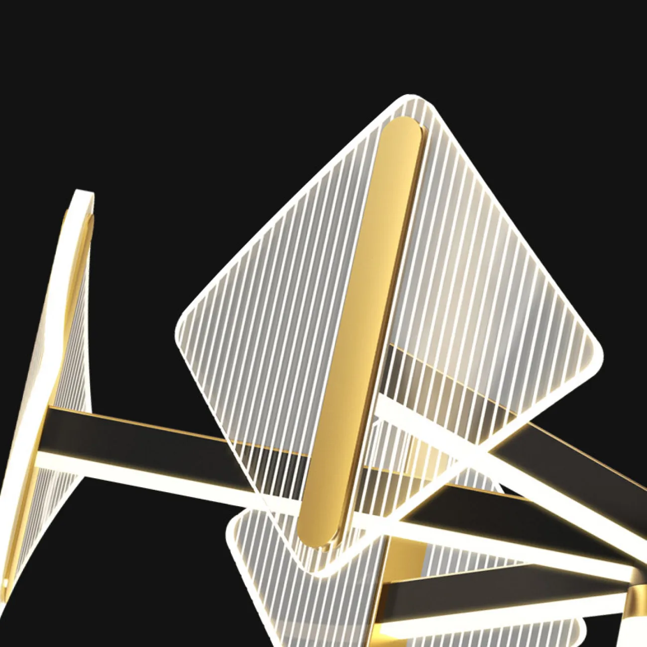 Потолочная люстра KEEN L10 Black от ImperiumLoft