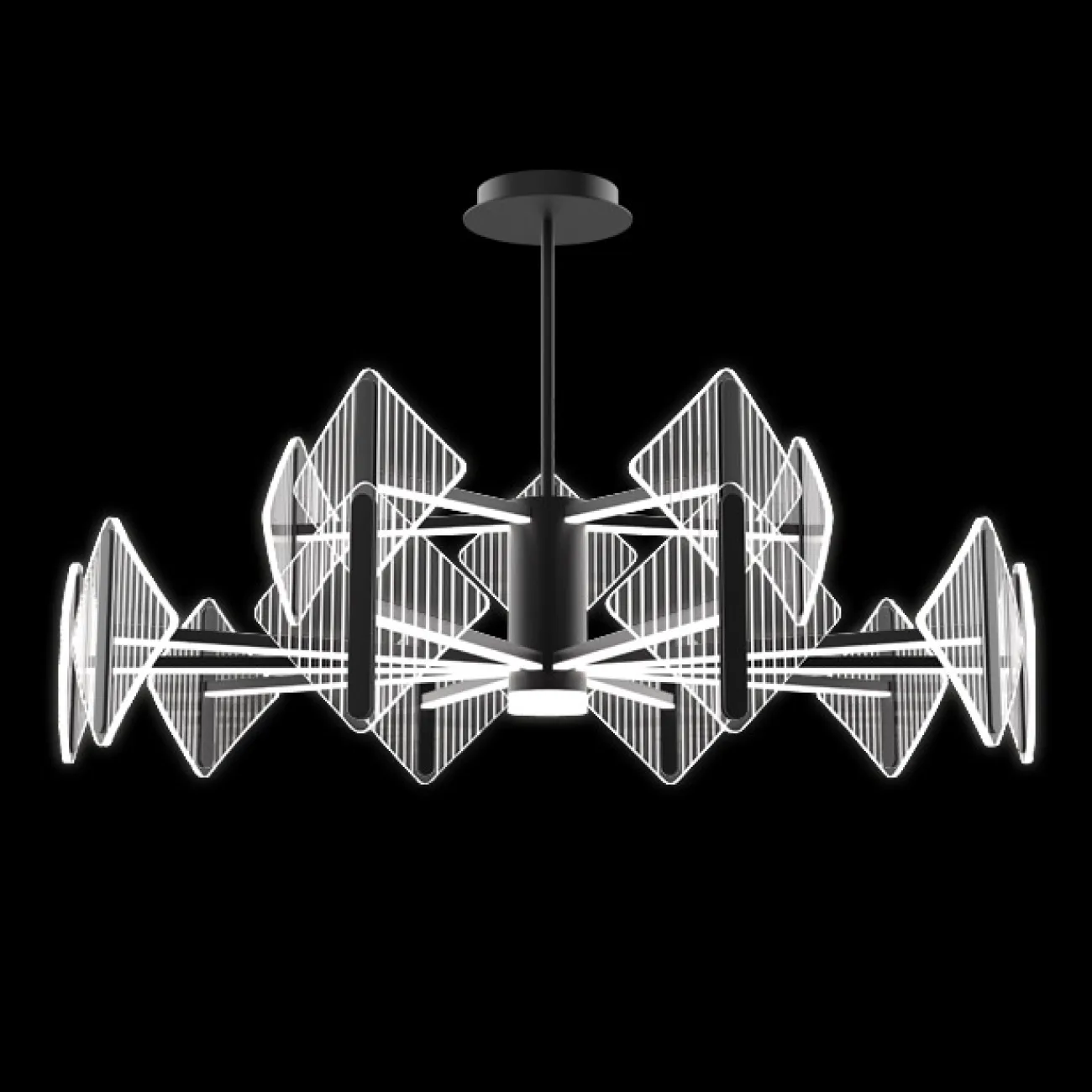 Потолочная люстра KEEN L10 Black от ImperiumLoft