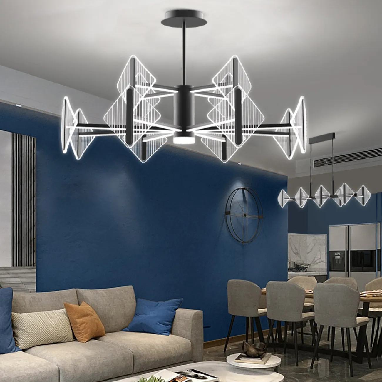 Потолочная люстра KEEN L10 Black от ImperiumLoft