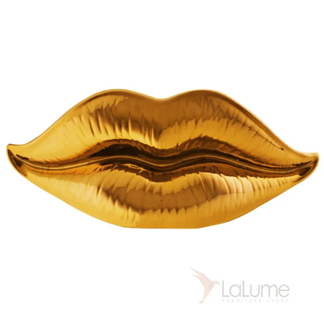 Настенный декор LIPS wall accessory GOLD от LaLume