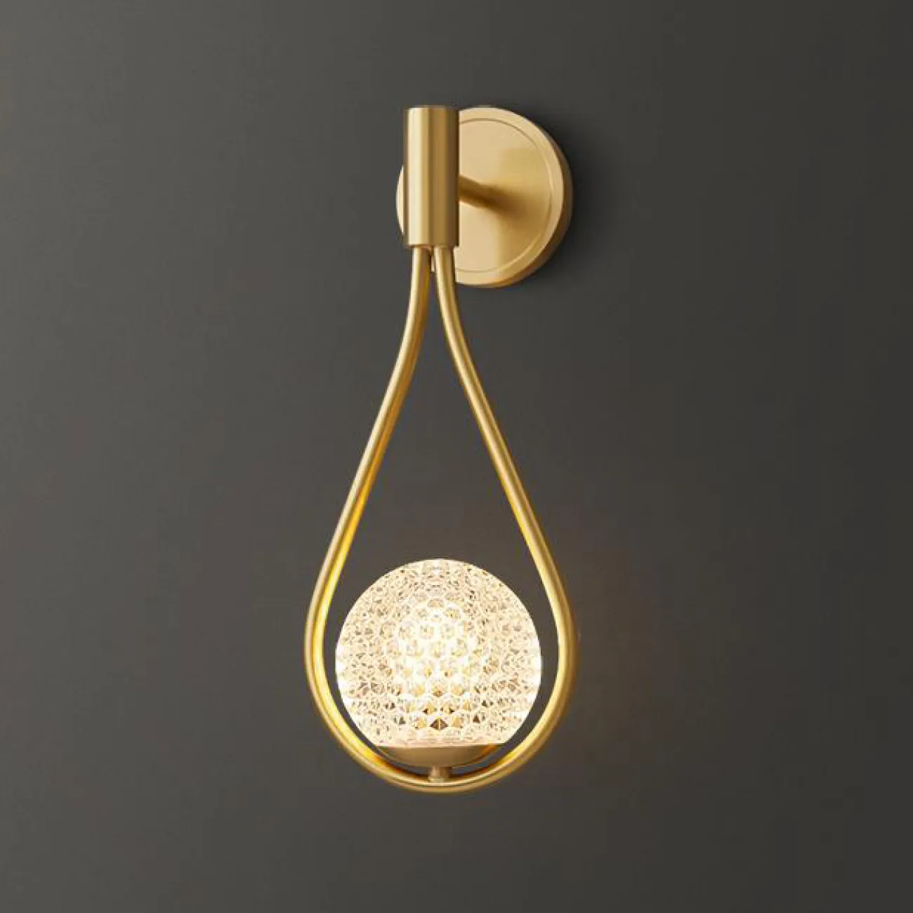 Настенный светильник HOOP DROP WALL LUX от ImperiumLoft