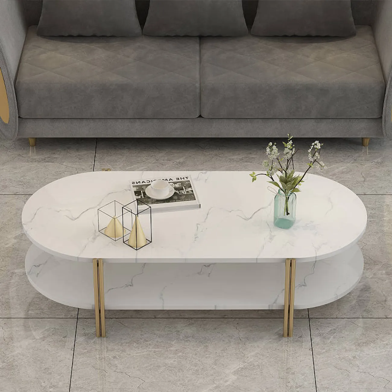 Стильный журнальный столик - LaLume-AP00263