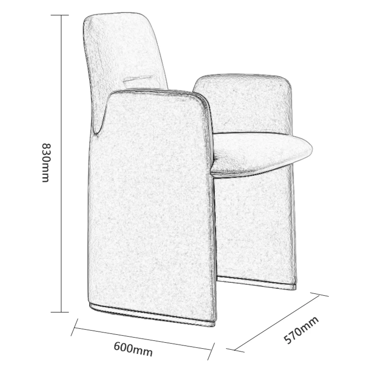 Дизайнерское кресло LaLume-KK00128