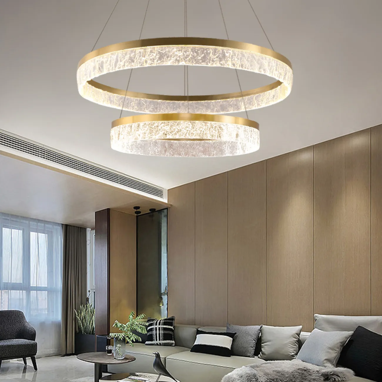 Подвесная люстра SABINA D60+80 от ImperiumLoft