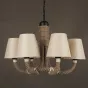 Люстра Rattan Chandelier Loft Rope Light от LaLume
