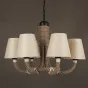Люстра Rattan Chandelier Loft Rope Light от LaLume