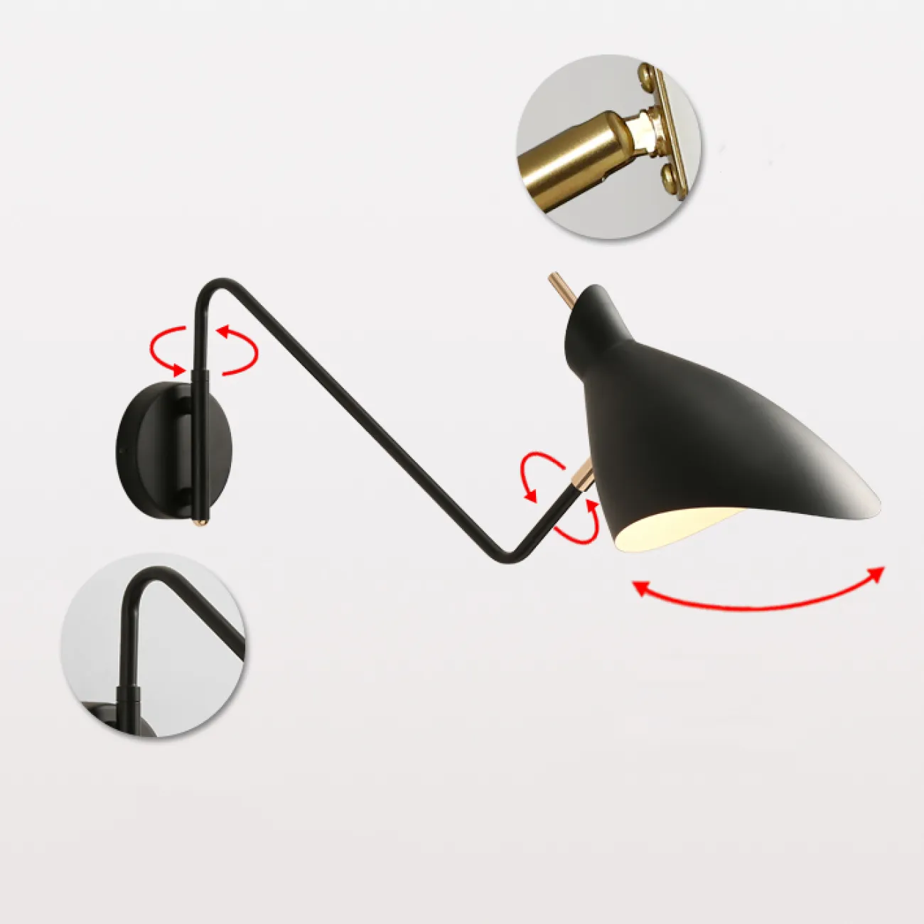 Настенный светильник HANNOVER L48 White от ImperiumLoft