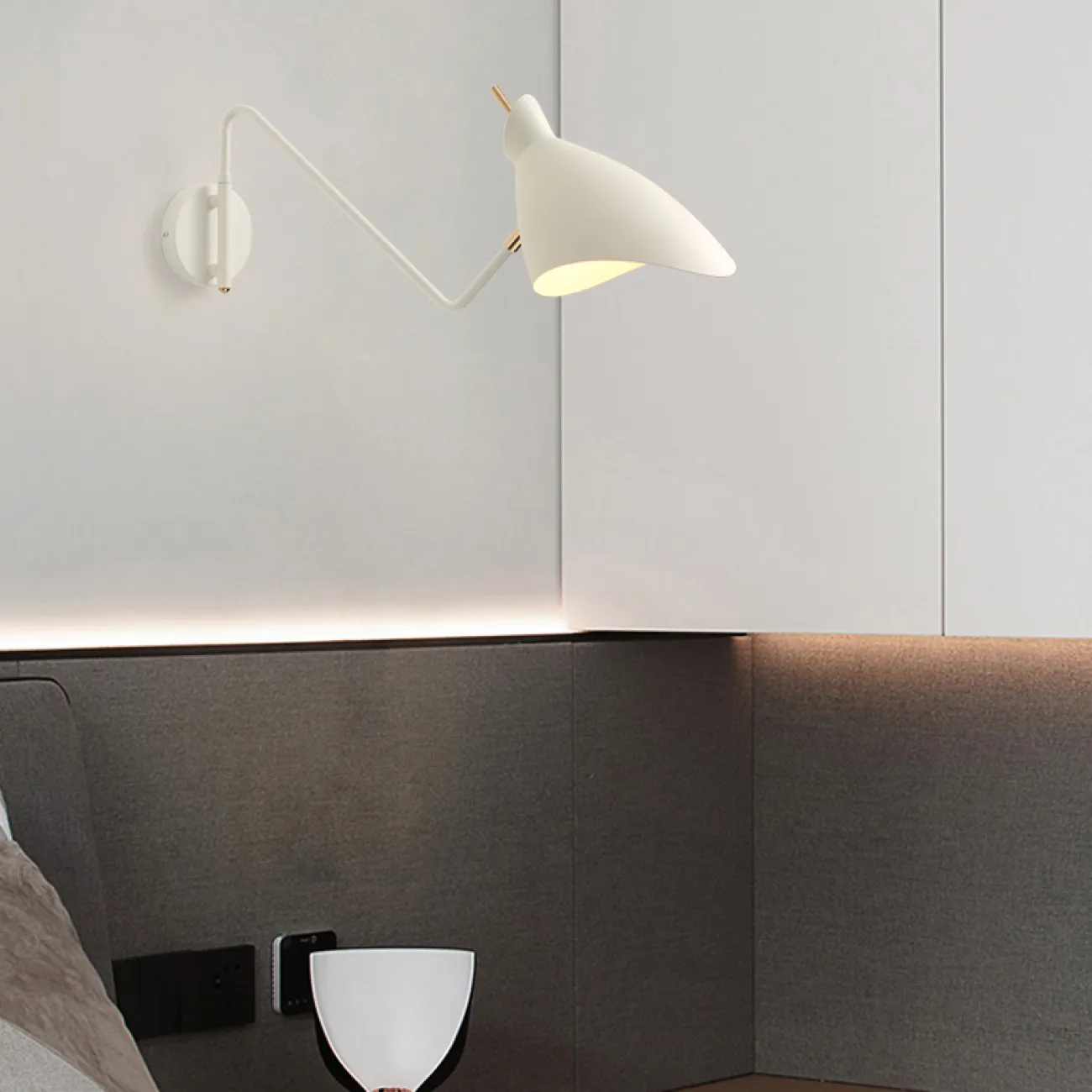 Настенный светильник HANNOVER L48 White от ImperiumLoft