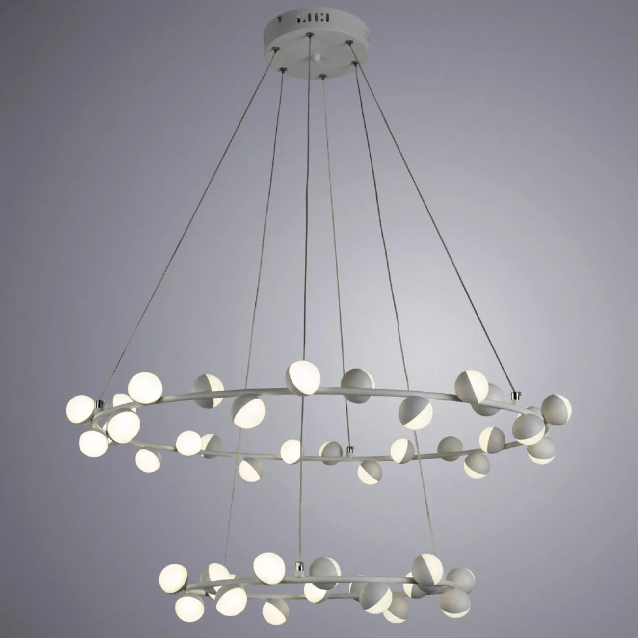 Подвесная люстра AQUATIO L18 White от ImperiumLoft