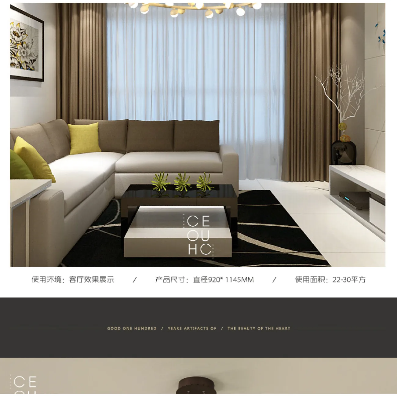 Подвесная люстра AQUATIO L18 White от ImperiumLoft