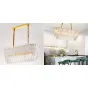 Люстра Murano Glass ICE Chandelier Rectangle