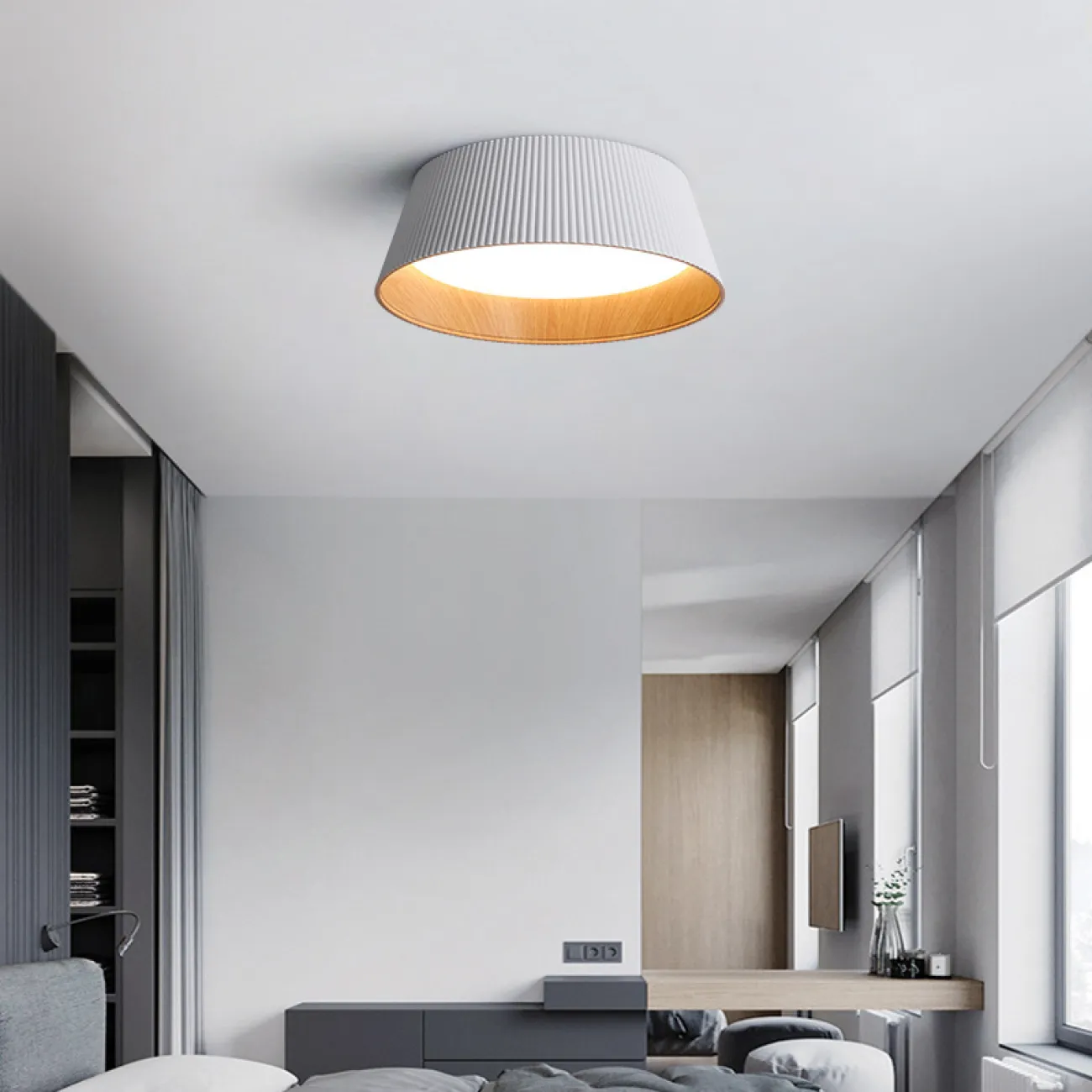 Потолочный светильник HILDNY CH White от ImperiumLoft