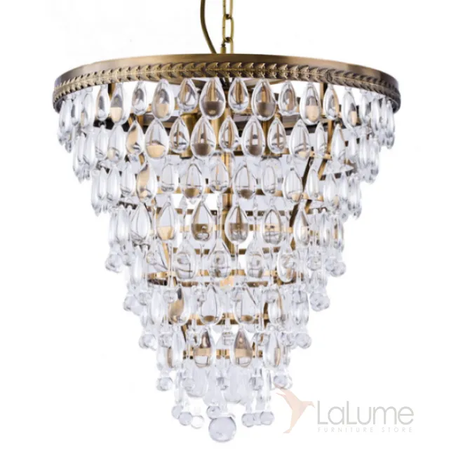 Люстра Clarissa Glass Drop Pendant 46 Bronze от LaLume
