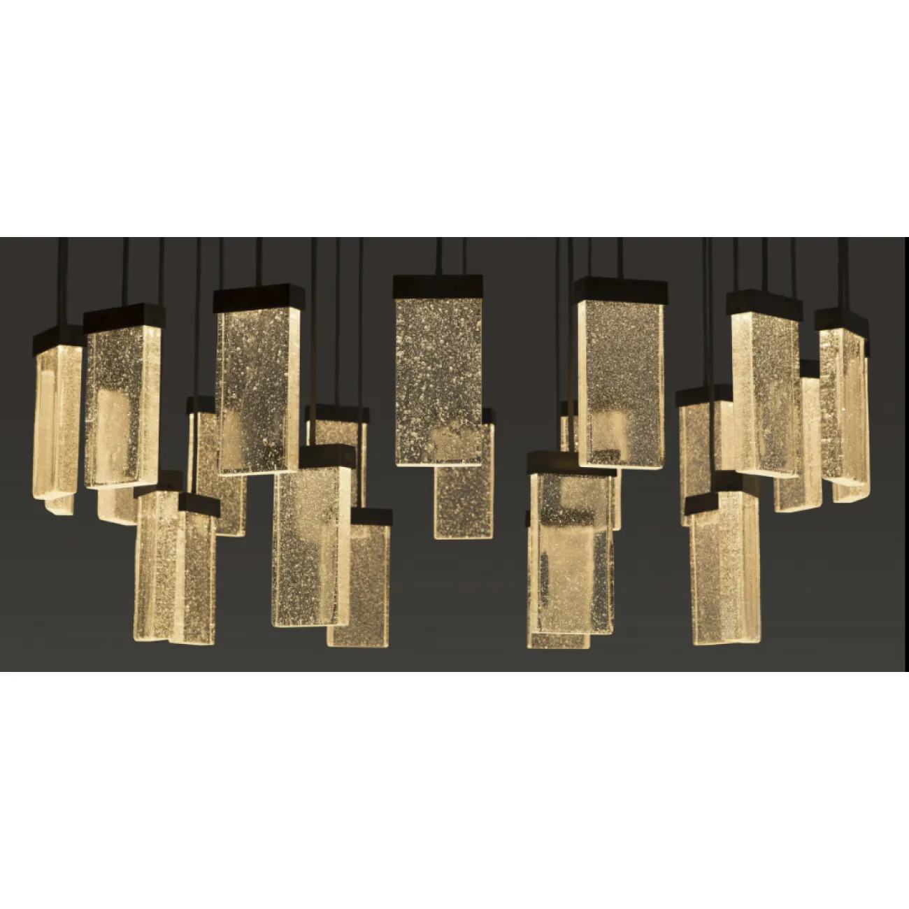 Люстра massif central 24 GRAND CRU CONTEMPORARY CHANDELIER GLASS от LaLume