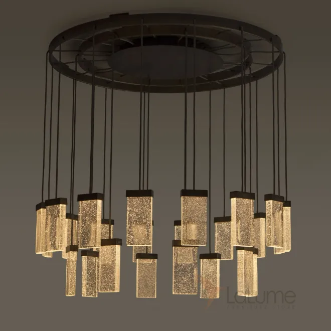 Люстра massif central 24 GRAND CRU CONTEMPORARY CHANDELIER GLASS от LaLume