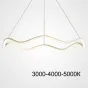 Подвесная люстра DOLORES L80 White Трехцветный свет от ImperiumLoft