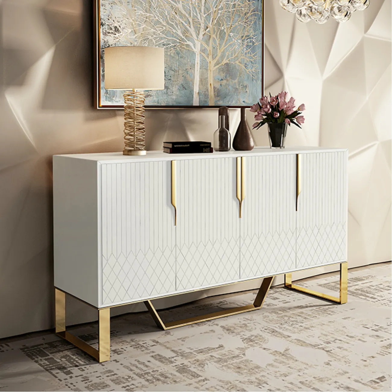 Дизайнерский комод - LaLume-LK00109 Дизайнерский комод - LaLume-LK00109