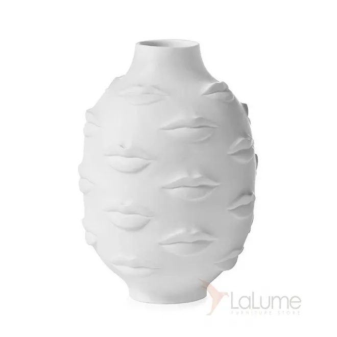 Дизайнерская статуэтка губы ваза LaLume-SKT00183 