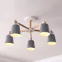 Люстра на штанге VARDA 5 lamps Grey от ImperiumLoft