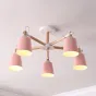 Люстра на штанге VARDA 5 lamps Pink от ImperiumLoft